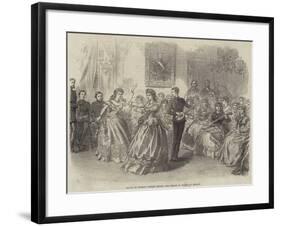 Dance of Russian Gipsies before the Prince of Wales at Moscow-null-Framed Giclee Print