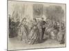 Dance of Russian Gipsies before the Prince of Wales at Moscow-null-Mounted Giclee Print