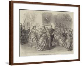 Dance of Russian Gipsies before the Prince of Wales at Moscow-null-Framed Giclee Print