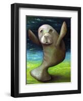 Dance of the Manatee-Leah Saulnier-Framed Premium Giclee Print