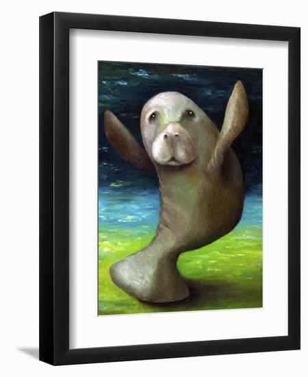 Dance of the Manatee-Leah Saulnier-Framed Premium Giclee Print