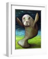 Dance of the Manatee-Leah Saulnier-Framed Premium Giclee Print