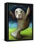 Dance of the Manatee-Leah Saulnier-Framed Stretched Canvas