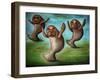 Dance of the Manatees-Leah Saulnier-Framed Giclee Print