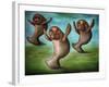 Dance of the Manatees-Leah Saulnier-Framed Giclee Print