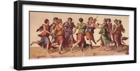 Dance of the Muses-Julius Romanus-Framed Art Print
