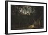 Dance of the Natives of Van Diemen's Land, Moonlight-John Glover-Framed Giclee Print