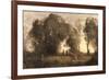 Dance of the Nymphs-Jean-Baptiste-Camille Corot-Framed Premium Giclee Print