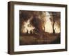 Dance of the Nymphs-Jean-Baptiste-Camille Corot-Framed Art Print