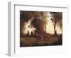 Dance of the Nymphs-Jean-Baptiste-Camille Corot-Framed Art Print