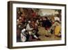 Dance of the Peasants - Detail-Pieter Breughel the Elder-Framed Art Print