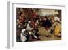 Dance of the Peasants - Detail-Pieter Breughel the Elder-Framed Art Print