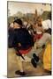 Dance of the Peasants - Detail-Pieter Breughel the Elder-Mounted Art Print