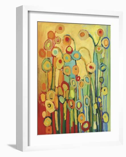 Dance of the Poppy Pods-Jennifer Lommers-Framed Art Print