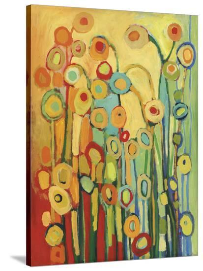 Dance of the Poppy Pods-Jennifer Lommers-Stretched Canvas