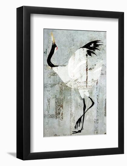 Dance of the Red Crown-Rachel Travis-Framed Art Print