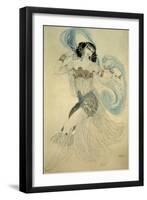 Dance of the Seven Veils, c.1908-Leon Bakst-Framed Giclee Print