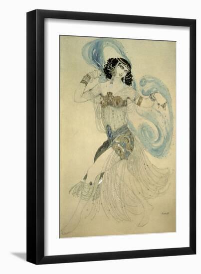 Dance of the Seven Veils, c.1908-Leon Bakst-Framed Giclee Print