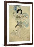 Dance of the Seven Veils, c.1908-Leon Bakst-Framed Giclee Print