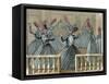 Dance of the Sufi Dervishes, 19th Century Colored Engraving-Prisma Archivo-Framed Stretched Canvas