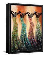 Dance of the Summer Solstice-Monica Stewart-Framed Stretched Canvas