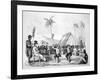 Dance of the Two Children, Hawaii, 19th Century-null-Framed Giclee Print