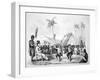 Dance of the Two Children, Hawaii, 19th Century-null-Framed Giclee Print