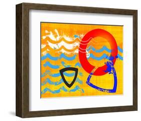 Dance of the Water Elements III-Jet-Framed Art Print