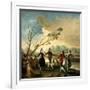 Dance on the Banks of the Manzanares, 1776-1777-Francisco de Goya-Framed Giclee Print