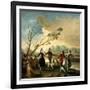 Dance on the Banks of the Manzanares, 1776-1777-Francisco de Goya-Framed Giclee Print