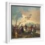 Dance on the Banks of the River Manzanares, 1777-Francisco de Goya-Framed Giclee Print