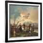 Dance on the Banks of the River Manzanares, 1777-Francisco de Goya-Framed Giclee Print