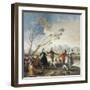 Dance on the Banks of the River Manzanares-Francisco de Goya-Framed Art Print