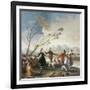 Dance on the Banks of the River Manzanares-Francisco de Goya-Framed Art Print