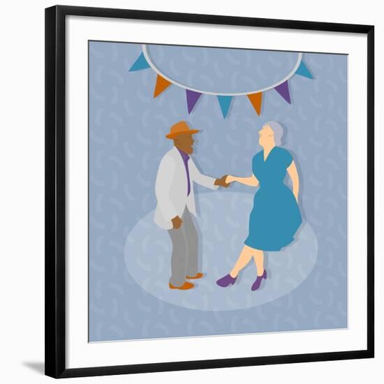 Dance party-Claire Huntley-Framed Giclee Print