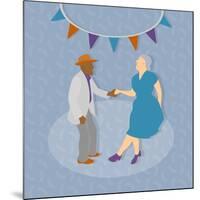 Dance party-Claire Huntley-Mounted Giclee Print