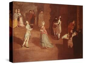 Dance Rehearsal-Pietro Longhi-Stretched Canvas