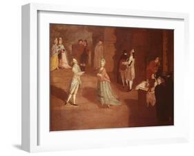 Dance Rehearsal-Pietro Longhi-Framed Giclee Print