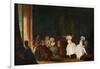 Dance School Par Niklas Lafrensen, Dit Nicolas Lavreince Ou Lavrince(1737-1807). Oil on Wood, Size-Niclas II Lafrensen-Framed Giclee Print