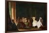 Dance School Par Niklas Lafrensen, Dit Nicolas Lavreince Ou Lavrince(1737-1807). Oil on Wood, Size-Niclas II Lafrensen-Framed Giclee Print