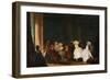 Dance School Par Niklas Lafrensen, Dit Nicolas Lavreince Ou Lavrince(1737-1807). Oil on Wood, Size-Niclas II Lafrensen-Framed Giclee Print