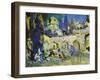 Dance, Stage Design for Cesare Pugni's Ballet 'The Little Humpbacked Horse, 1912-Konstantin Korovin-Framed Giclee Print