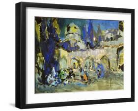 Dance, Stage Design for Cesare Pugni's Ballet 'The Little Humpbacked Horse, 1912-Konstantin Korovin-Framed Giclee Print