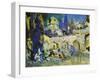 Dance, Stage Design for Cesare Pugni's Ballet 'The Little Humpbacked Horse, 1912-Konstantin Korovin-Framed Giclee Print