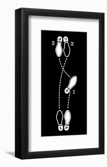 Dance Step Instruction-null-Framed Art Print