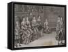 Dance: the Duke of Chartres in the Minuet with Miss-Antoine Trouvain-Framed Stretched Canvas