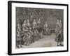 Dance: the Duke of Chartres in the Minuet with Miss-Antoine Trouvain-Framed Giclee Print