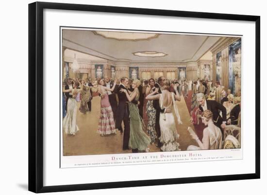 Dance-Time at the Dorchester Hotel-null-Framed Art Print