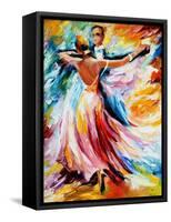 Dance Waltz-Leonid Afremov-Framed Stretched Canvas