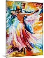 Dance Waltz-Leonid Afremov-Mounted Art Print